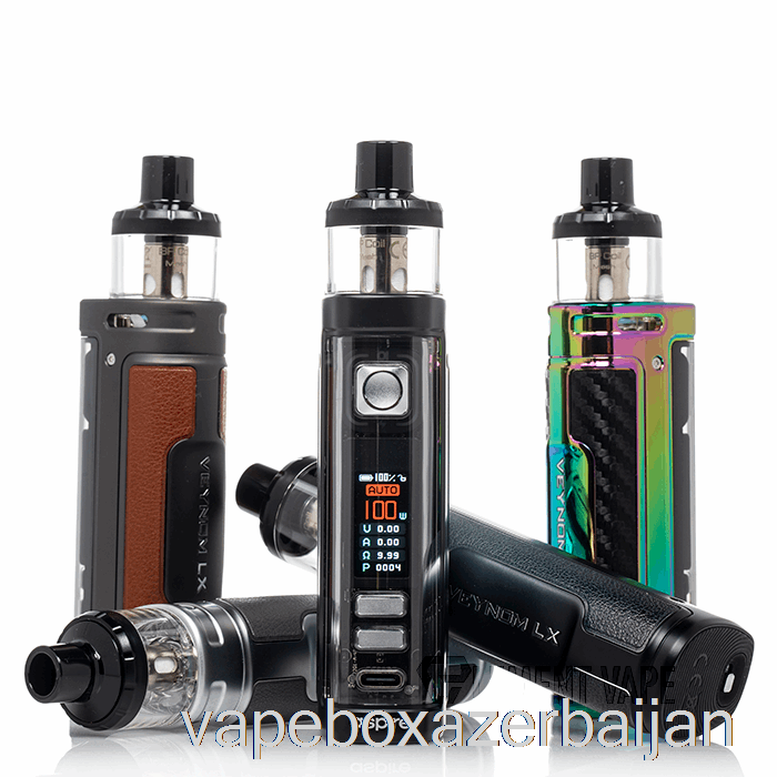 Vape Azerbaijan Aspire Veynom LX 100W Pod System Chrome Blue Fade